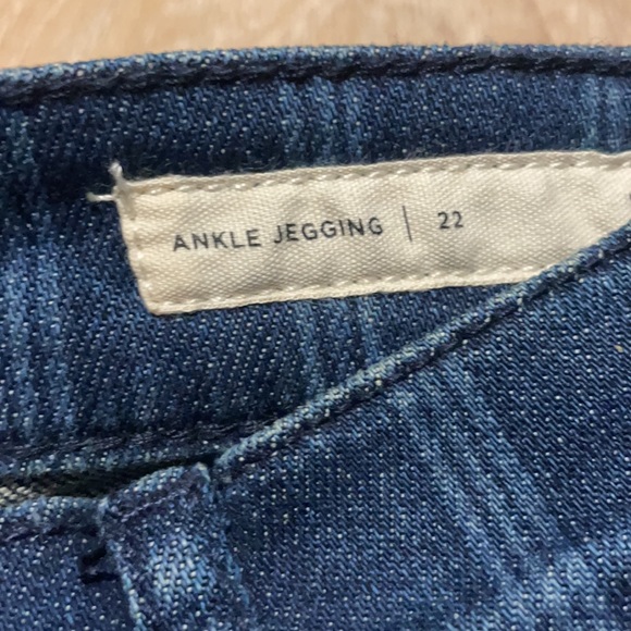 NWT Pacsun Striped Ankle Jeggings a/ Frayed Bottoms - Picture 3 of 7